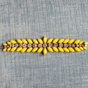 Vintage Weiss Yellow Bracelet